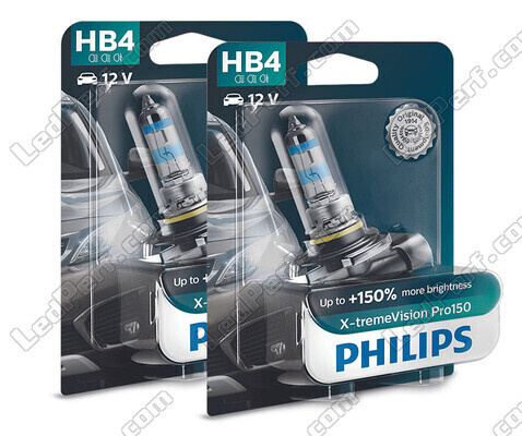 Pack of 2 Philips X-tremeVision PRO150 HB4 Bulbs - 9006XVPB1