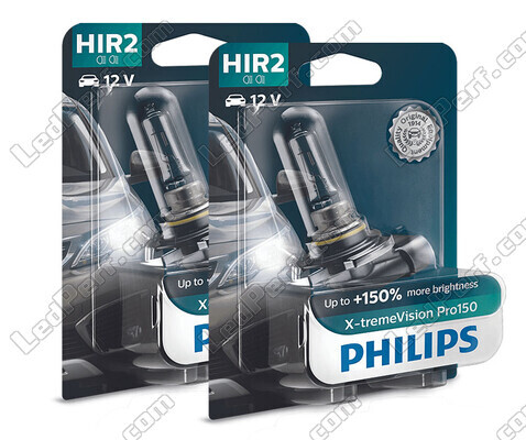 Pack of 2 Philips X-tremeVision PRO150 HIR2 Bulbs - 9012XVPB1