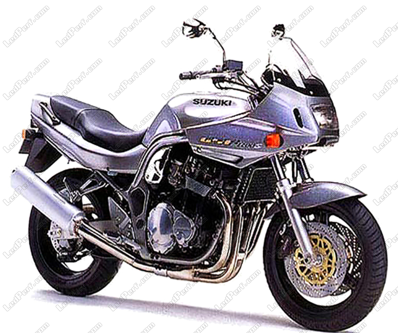 Additional LED headlights for motorcycle Suzuki Bandit 600 S (2000