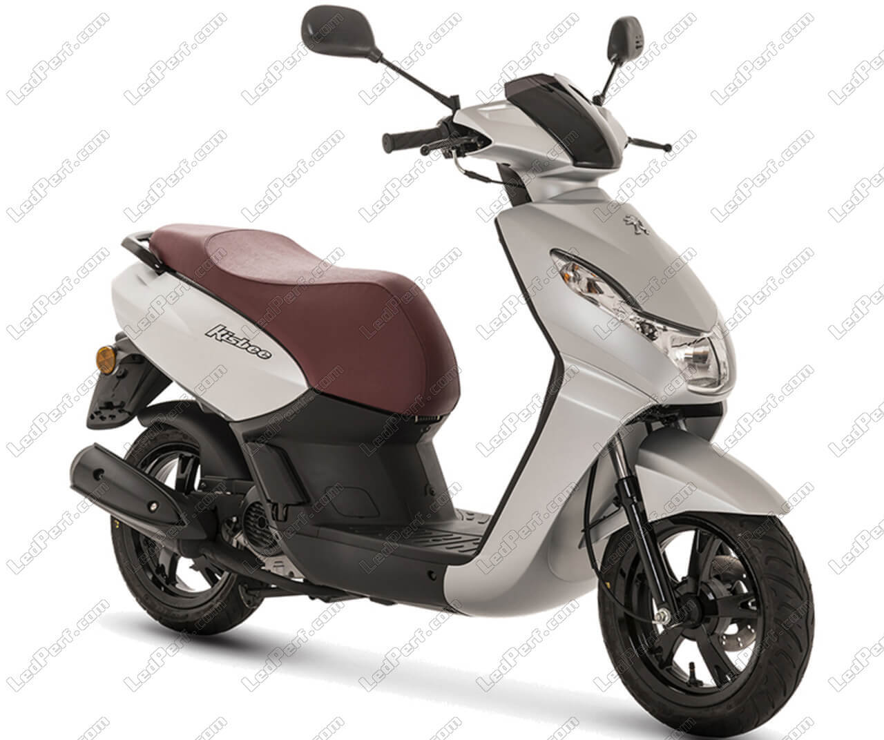 Additional LED headlights for scooter Peugeot Kisbee 50