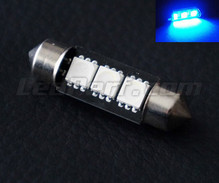 39mm festoon LED bulb - blue - C7W