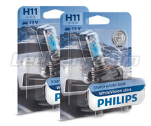 Pack of 2 Philips WhiteVision ULTRA H11 Bulbs - 12258WVUSM