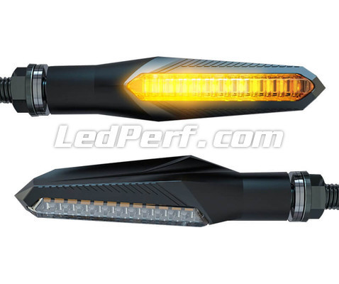 LED headlight for Suzuki Intruder 1400 - Round motorcycle optics approved