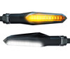 Dynamic LED turn signals + Daytime Running Light for Royal Enfield Bullet electra X 500 (2004 - 2008)