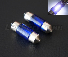 Pack of 2 halogen festoon bulbs - Xenon White - DE3175 - DE3022 - 31mm (10W)
