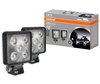 2x Osram LEDriving® CUBE VX70-WD 24W LED working spotlights
