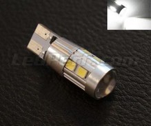 168 - 194 - W5W - T10 Magnifier Bulb with 10 leds High-Power SG + Lens white W2.1x9.5d Base