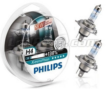 Pack of 2 Philips X-treme Vision +130% 9003 (H4 - HB2) bulbs (New!)