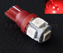 168R - 194R  - 2825R - T10 Xtrem Red HP LED bulb (w5w)