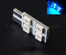 168 - 194 - T10 Rotation LED with 4 leds HP - Side lighting - Blue - W5W