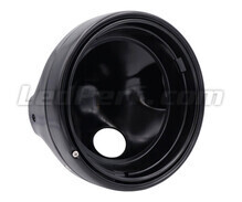 Black round headlight for 7 inch full LED optics of Kawasaki VN 1500 Drifter
