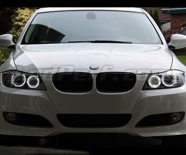 Phares Ange Eyes LED 3D Blanc BMW E90 / E91 Ph 2 LCI de 2008 a 2012 – GDS  Motorsport