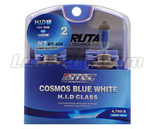 Pack of 2 MTEC Cosmos Blue H7 bulbs - xenon White