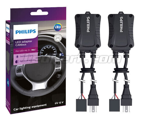 2x Philips Canbus decoder/canceller for LED H4 bulbs 12V - 18960X2