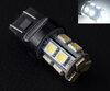 7443 - W21/5W - T20 bulb with 13 leds - white - High power - W3x16q Base